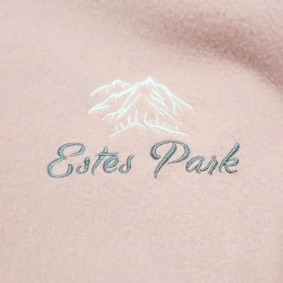 Estes Park Colorado Salt Creek Women’s Quarter Zip Fleece Pullover size MEDIUM - Picture 5 of 10